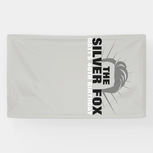 Geburtstagsbanner Banner (Horizontal)