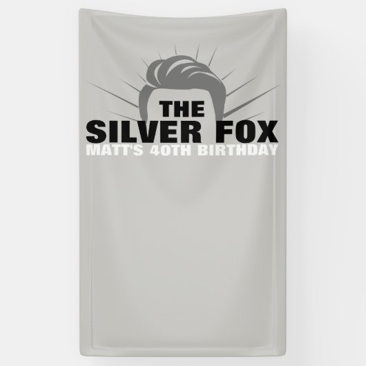 Geburtstagsbanner Banner (Vertikal)