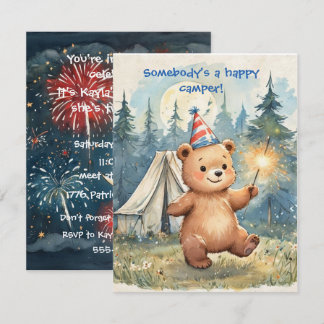 Geburtstagsbär Geburtstag Digital-Download-Einladu Einladung