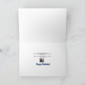 Geburtstagsbär Gruß Karte (Innenseite)