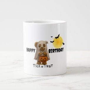Geburtstagsbär Halloween-Tasse - Trick oder Trete Jumbo-Tasse