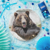 Geburtstagsbär lächeln pappteller (Party)