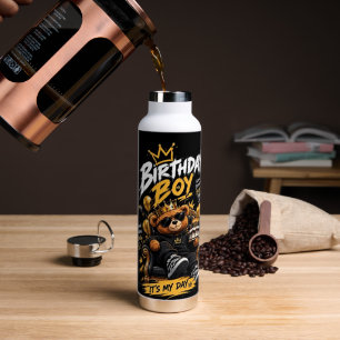 Geburtstagsbär-Tasse-Design Trinkflasche