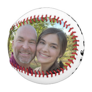 Geburtstagsbaseball des Vaters oder Vaters Baseball