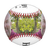 Geburtstagsbaseball des Vaters oder Vaters Baseball (Vorderseite)