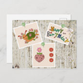 Geburtstagsbild Postkarte (Vorne/Hinten)