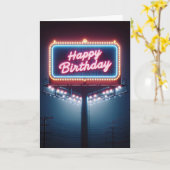 Geburtstagsbillboard Karte (Gelbe Blume)