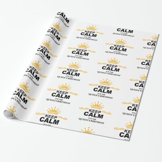 Geburtstagsblatt Geschenkpapier (Ungerollt)