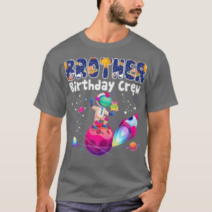 Geburtstagsbruder Crew Weltraum Geburtstagsfamilie T-Shirt