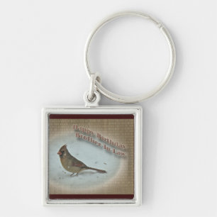 Geburtstagsbruderin-Kardinal Schlüsselanhänger