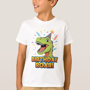 Geburtstagsbrüllen Süßes Dinosaurier-Geburtstagsfe T-Shirt