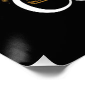 Geburtstagscamper Camping Poster (Ecke)