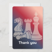 Geburtstagschach-Party Einladung - individuelles B (Rückseite)