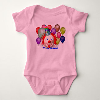 Geburtstagsclown, Ihr Name Baby Strampler