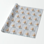 Geburtstagscupcake mit Kerze Geschenkpapier (Ungerollt)