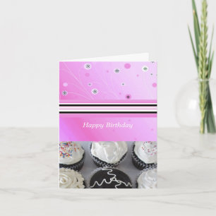 Geburtstagscupcakes Karte