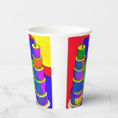 Geburtstagscups mit Cake Design Pappbecher (Rechts)