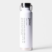 Geburtstagsdefinition Juni Trinkflasche (Vorne)