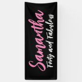 Geburtstagsdekor, Ästhetische Geburtstagsgeschmack Banner (Vertikal)