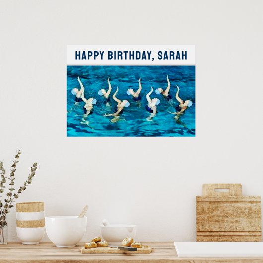 Geburtstagsdekoration Poster (Küche)