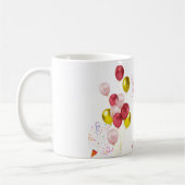 Geburtstagsdesign für dreijährige Kinder Kaffeetasse (Links)