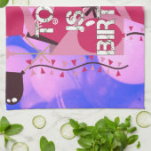 Geburtstagsdesign: Heute ist mein Geburtstag Handtuch (Gefaltet)