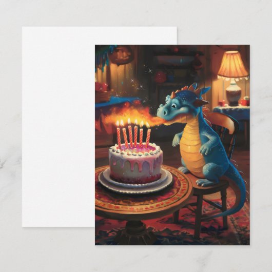 Geburtstagsdrache. (Vorne/Hinten)