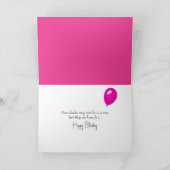 Geburtstagsduckling mit Strandspielzeug Karte (Innenseite)