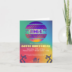 Geburtstagseinladung 1964 einladung