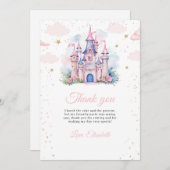 Geburtstagseinladung der Prinzessin, Little Prince Dankeskarte (Vorne/Hinten)