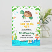 Geburtstagseinladung der Türkei Einladung (Stehend Vorderseite)