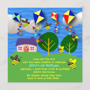 Geburtstagseinladung des Kindes: 058 Einladung