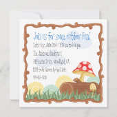 Geburtstagseinladung Einladung (Rückseite)