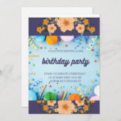 Geburtstagseinladung Einladung (Vorne/Hinten)