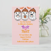 Geburtstagseinladung Einladung (Stehend Vorderseite)