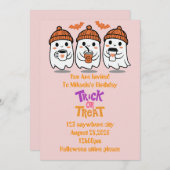 Geburtstagseinladung Einladung (Vorne/Hinten)