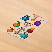 Geburtstagseinladung Fruit Fusion | Bunt Acryleinladungen (Ablage )