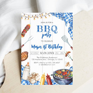 Geburtstagseinladung für Kinder zum BBQ Einladung