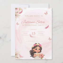Geburtstagseinladung für kleine Prinzessin Einladung