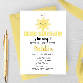 Geburtstagseinladung für Little Sunshine Kid Einladung