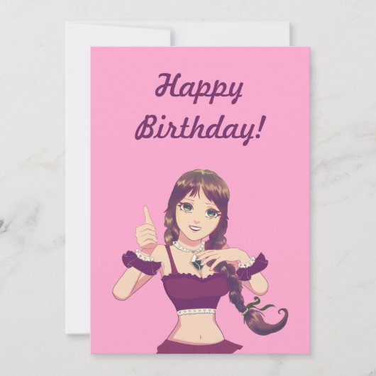 Geburtstagseinladung für Mädchen Pink Party  Einladung (Vorderseite)