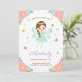 Geburtstagseinladung für Märchen Einladung (Stehend Vorderseite)