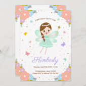 Geburtstagseinladung für Märchen Einladung (Vorne/Hinten)