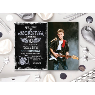 Geburtstagseinladung für Rockstars jeden Alters - Einladung