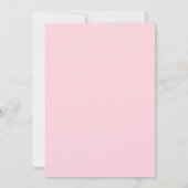 Geburtstagseinladung Geburtstagsparty Foto pink Einladung (Rückseite)