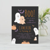 Geburtstagseinladung Halloween Einladung (Stehend Vorderseite)