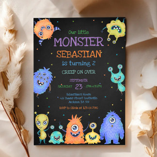 Geburtstagseinladung Kleiner Monster Einladung