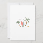 Geburtstagseinladung Surfen Einladung (Rückseite)