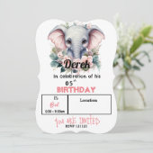 Geburtstagseinladung von Chubby-Kindern Einladung (Stehend Vorderseite)