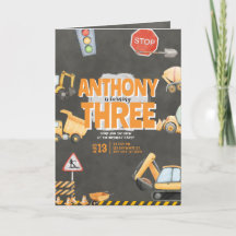 Geburtstagseinladung zum Bauen